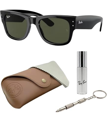 Amazon.com: Ray-Ban RB0840S MEGA WAYFARER Square Sunglasses with